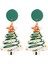 1 Çift Noel Saplama Küpe Kadınlar Için Küpe Kızlar Için Xmas Hafif D 2