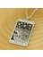 Gümüş Yıldız Tarot Kartı Plaka Kolye (BG-KLY-760) 4