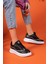 Siyah Beyaz Kadın Sneaker 0012153 3
