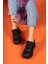 Kadın Siyah Sneaker Düz Taban Ortapedik İç Taban ile Rahat Kullanım 5