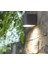 Elektrikle Çalışır, 7 Watt Beyaz Işık Led Ampul Dahil Iç - Dış Mekan Dekoratif Modern Lüks Aplik - Antrasit Kasa, Beyaz Işık 2