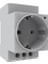 IP20 Monofaze Plastik Ray Priz 1X16A BR1-1402-2711 1