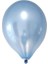 12 Inç Metalik Açık Mavi Balon 10 Adet 2