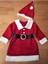 Kız Çocuk Noel Anne Kostümü - Noel Baba Elbisesi - Noel Anne Kostüm Düdük 2