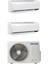 Wind Free (AJ050TXJ2KH/EA) 12+18 BTU Iç 5,2 Kw Dış Ünite 18000 BTU 1+2 Sistem Multi 1