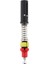 Trekking Stick Yürüyüş Kutbu 12/14 / 16MM Alp Hisse Senedi Cane Üzerinde Dahili Kilit-Kırmızı 16X125MM Kırmızı 2