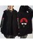 Kapüşonlu Tam Fermuarlı Japon Sırt Baskılı Oversize Tam Kışlık Yeni Stil Kadın Ceket-Sweatshirt 1
