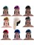 Moda Kadife Bandana Şapka Durag Uzun Kuyruk Bere Yeşil 3
