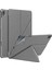 Lenovo Tab P11 TB-J606F Kumaş Dokusu Çoklu Katlanır Yatay Flip Pu Deri Darbeye Dayanıklı Kılıf Tutucu ve Uyku / Uyandırma Fonksiyonu 1