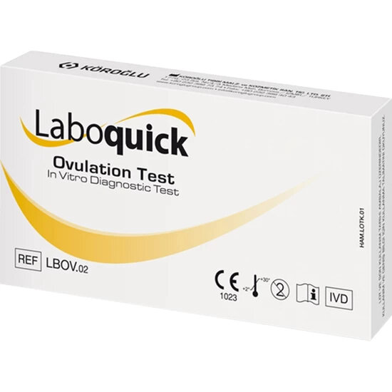 Laboquick Ovulasyon Testi 8 Adet + 1 Adet Hamilelik Testi