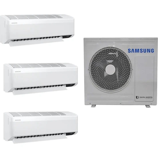 Samsung Windfree Duvar Tipi Multi Klima 9+9+9 Btu/H + 6,8 Kw Dış