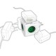 Power Cube 5'li Küp Akım Korumalı Priz Çoklayıcı - Yeşil (Yurt Dışından)