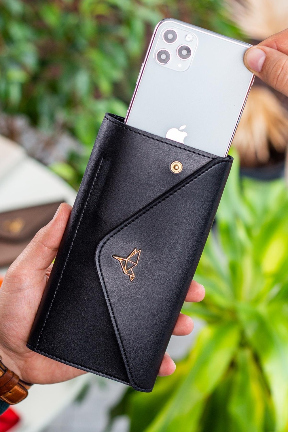 Garbalia Envelope Telefon ve Bozuk Para Bölmeli Zarf Model Kadın Cüzdan