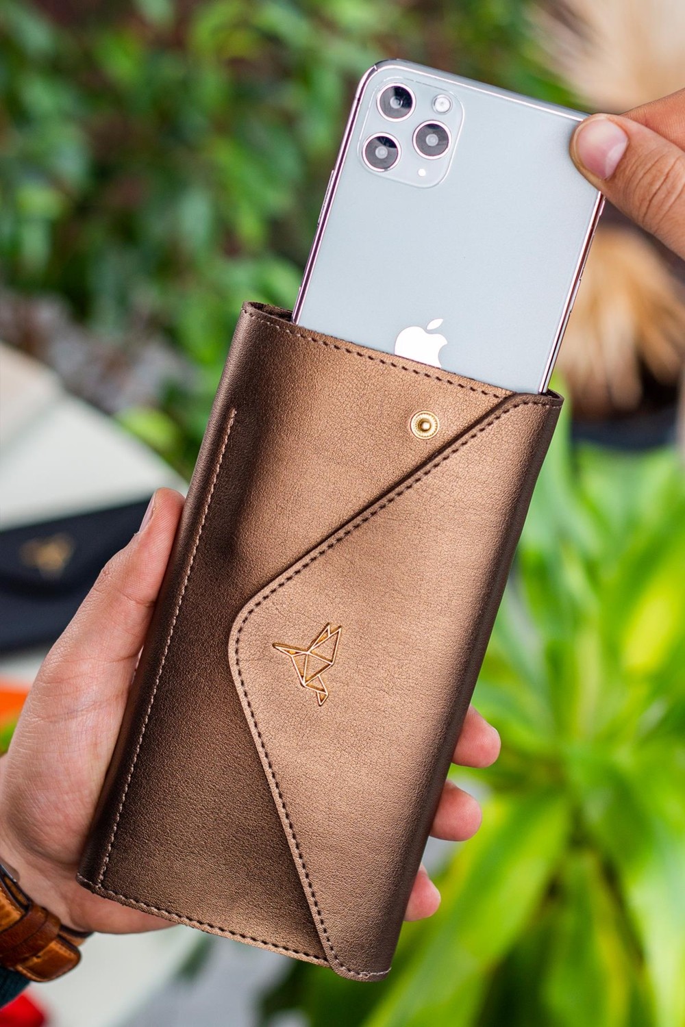Garbalia Envelope Telefon ve Bozuk Para Bölmeli Zarf Model Kadın Cüzdan