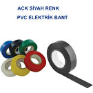 Ack AY90-00101 Siyah Pvc Elektrik Izolasyon Bandı