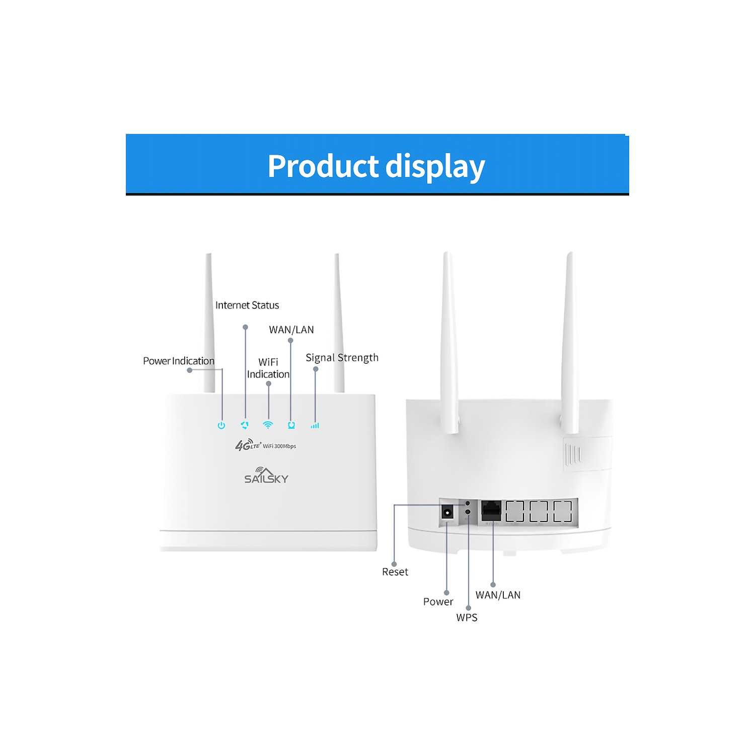 Sailsky Xm311 4g Lte Wifi Yönlendirici Yurt Dışından Fiyatı 6115