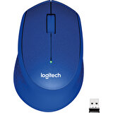 Logitech M330 Sessiz Kablosuz Optik Mouse - Kırmızı
