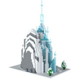 Ginson Frozen Castle Prenses Kalesi LED Işıklı Yapı Taşı Oyuncak (Yurt Dışından)