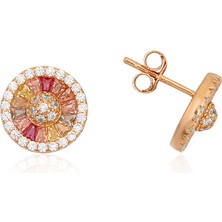 Apelda Renkli Çark Küpe