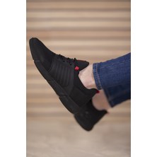 Riccon Siyah Kırmızı Erkek Sneaker 0012105