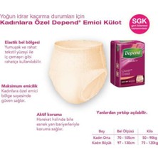 Depend Kadın Büyük Boy Emici Külot Hasta Bezi 42-50 Beden 108 Ad