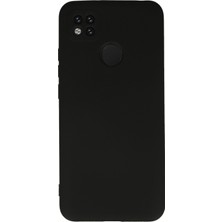 Caseart Xiaomi Redmi 9c Kapak Kamera Korumalı Içi Kadife Lansman Silikon Kılıf - Siyah