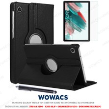 Wowlcraft Wowlery Samsung Galaxy Tab A8 Sm X200 (2022) Kılıf Birebir Uyumlu Dönebilen Kılıf + Ekran Koruyucu + Kalem