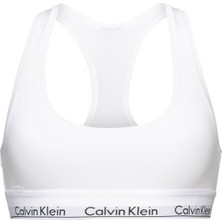 Calvin Klein Kadın Bralet – Beyaz Modern Cotton Yumuşak Pamuk, Konforlu Tasarım ve Gün Boyu Rahat Destek