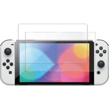 Gd 34 Nintendo Switch OLED Temperli Cam Ekran Koruyucu 2 Adet 9h