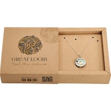 Great Loom Terazi Burç Sembollü Abalone Kolye