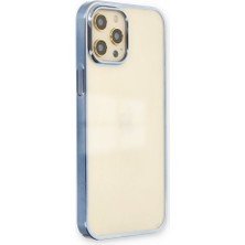CoverZone  Apple iPhone 12 Pro Kılıf Different  Silikon Sky Blue
