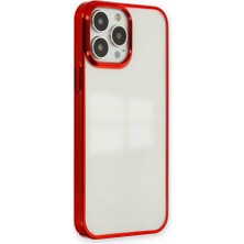 CoverZone  Apple iPhone 13 Pro Kılıf Different  Silikon Kırmızı
