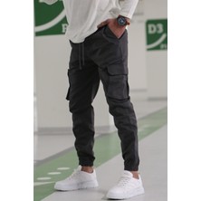 Madmext Erkek Füme Kargo Cep Pantolon 5447