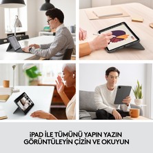 Logitech Combo Touch iPad Pro 11 inç 2, 3 ve 4. Nesil ile Uyumlu Çok Yönlü Klavyeli Kılıf - Gri