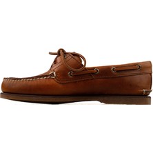 Timberland Classic Boat 2 Eye Erkek Günlük Ayakkabı TB0A232XF741 Kahverengi