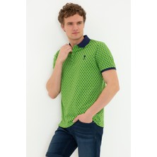 U.S. Polo Assn. Erkek Elma Yeşili T-Shirt 50248937-VR020
