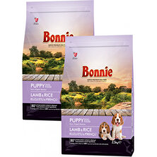 Bonnie Kuzulu ve Pirinçli Yavru Köpek Maması 2.5 kg x 2