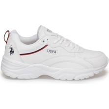 U.S. Polo Assn. Tracey Kalın Taban Beyaz Kadın Sneaker Spor Ayakkabı V11
