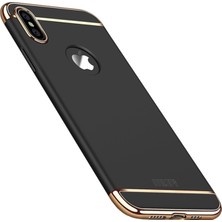 Mofı Apple iPhone Xs Max Için Guard Serisi Ayrılabilir 3'ü 1 Arada Galvanik Pc Telefon Kılıfı - Siyah (Yurt Dışından)