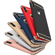 Mofı Apple iPhone Xs Max Için Guard Serisi Ayrılabilir 3'ü 1 Arada Galvanik Pc Telefon Kılıfı - Siyah (Yurt Dışından)