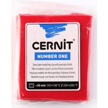 Cernit Number One Polimer Kil 56GR Xmas Red 56463