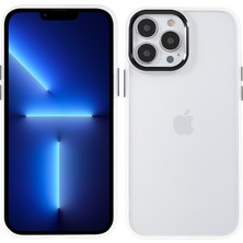 Hello-U Apple iPhone 13 Pro Max Için Metal Kamera Korumalı Akrilik + Tpu Hibrit Telefon Kılıfı - Şeffaf (Yurt Dışından)