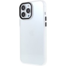 Hello-U Apple iPhone 13 Pro Max Için Metal Kamera Korumalı Akrilik + Tpu Hibrit Telefon Kılıfı - Şeffaf (Yurt Dışından)