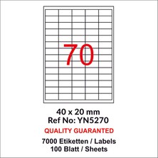 Yelken 40X20 mm