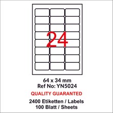 Yelken 64X34 mm