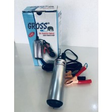 Gross 24 Volt Dalgıç Pompa Ø 40 Sıvı Aktarım Mazot Transfer Pompası Alüminyum