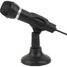 3C Store Bilgisayar Dizüstü Masaüstü Mikrofon KTV-307 Tel Karaoke El Mikrofonu 3.5mm Mic, Şarkı Kaydı Içın Tabanlı (Yurt Dışından)