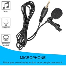 3C Store Mini Yaka Mic Mikrofon Kılıfı Iphone Akıllı Telefon Kayıt Pc Klipsli Yaka Desteğı Mikrofon Telesekreter Telefon (Yurt Dışından)