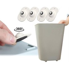 Transformacion 360D Yapışkanlı Bilyeli Mini Taşıyıcı Tekerlek Seti