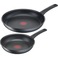 Tefal Titanyum 2x Easychef Indüksiyon Tabanlı Tava Seti - 22/28 cm